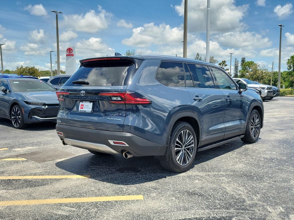 2025 Toyota Grand Highlander Hybrid MAX Platinum