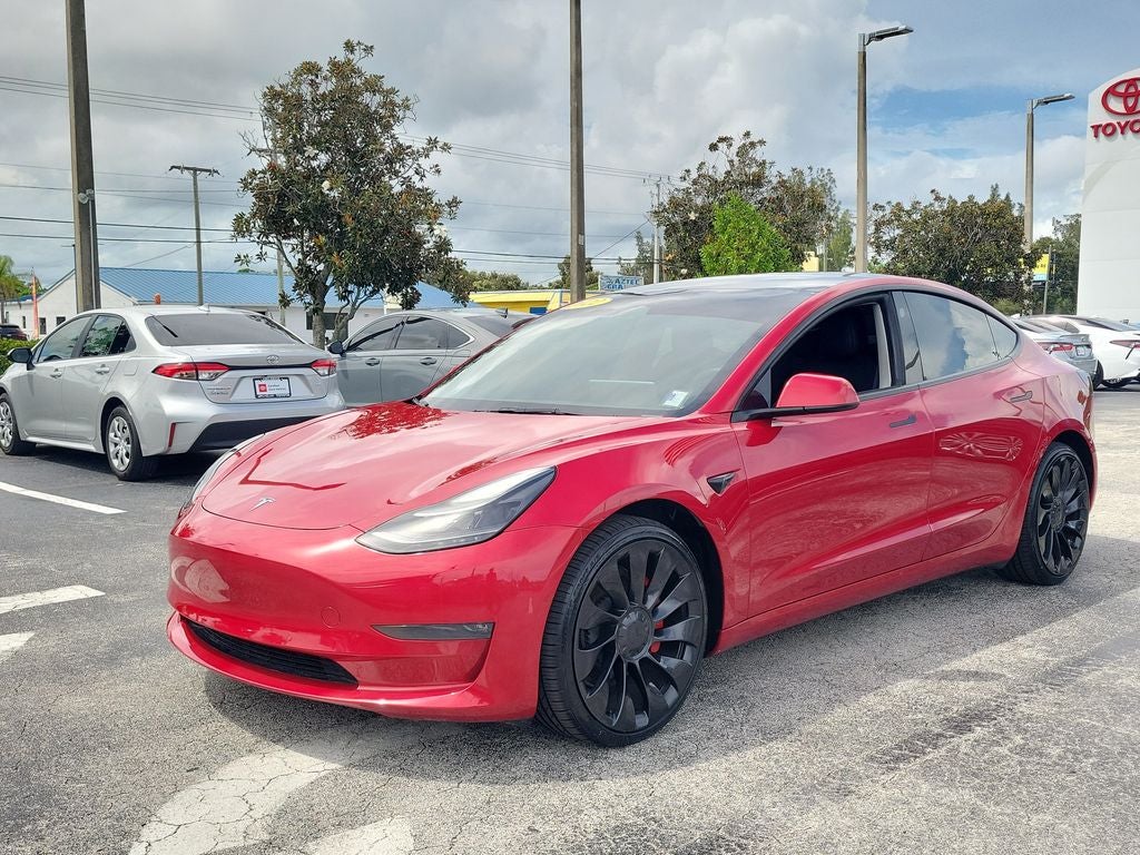 Used 2022 Tesla Model 3 Performance with VIN 5YJ3E1EC0NF268868 for sale in Fort Pierce, FL