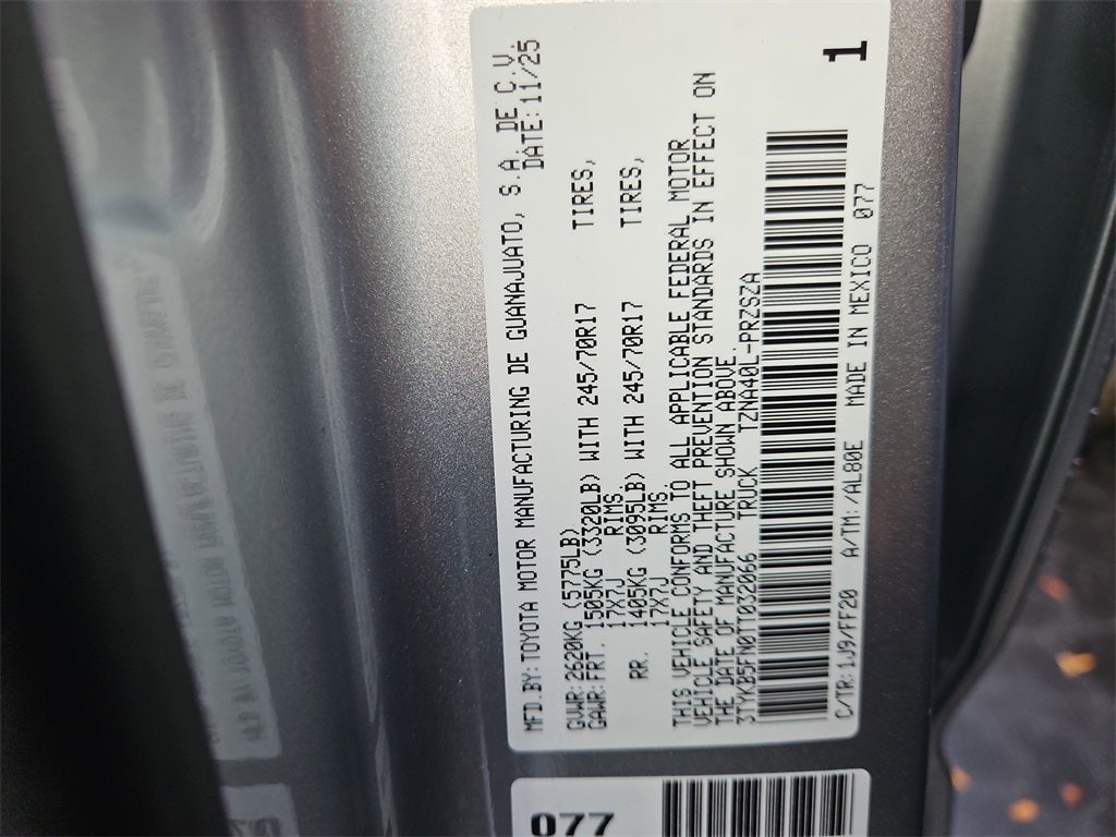 2026 Toyota Tacoma SR5