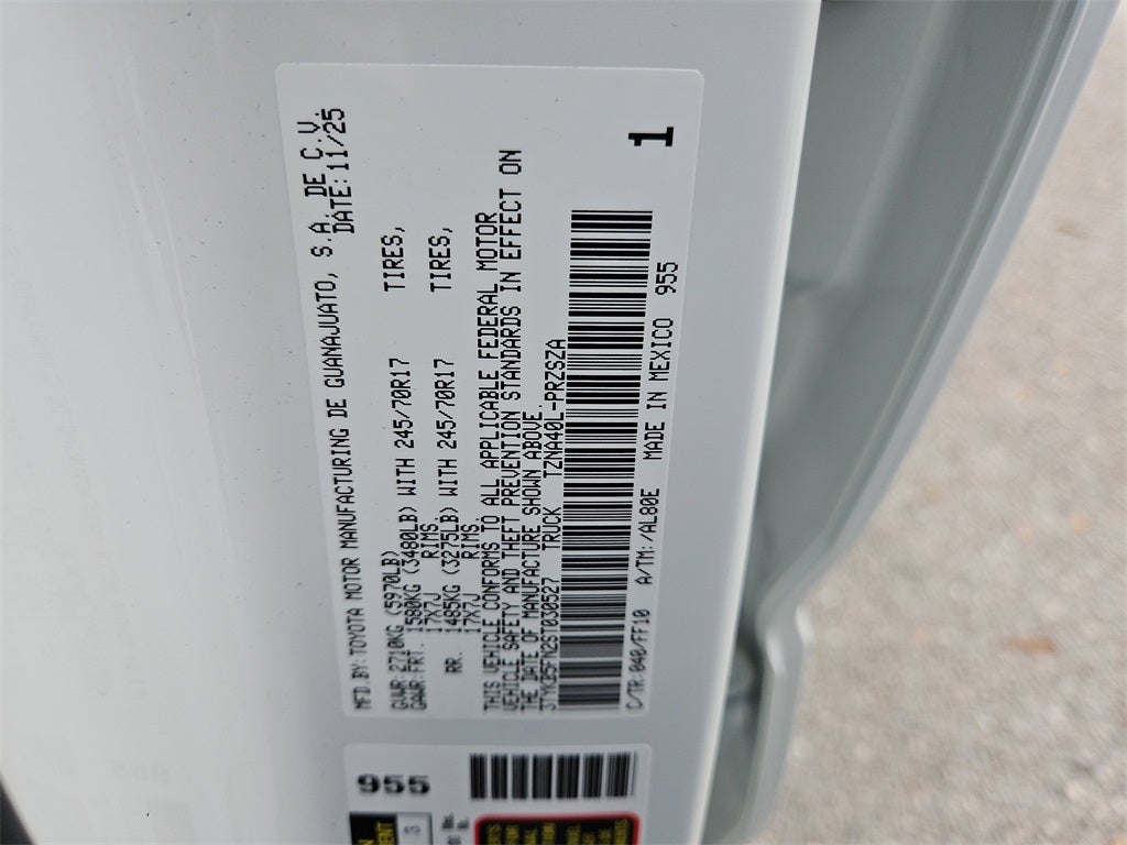 2025 Toyota Tacoma SR5