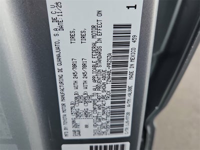 2026 Toyota Tacoma SR5