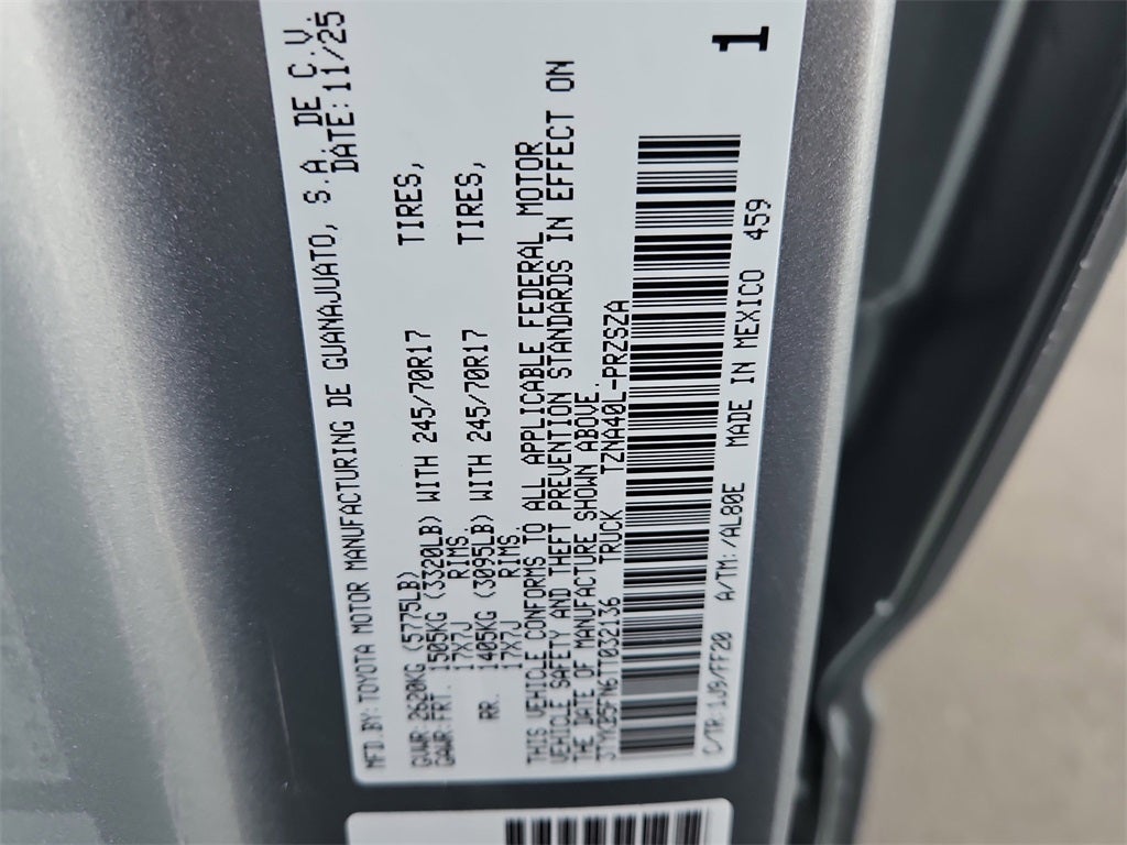 2026 Toyota Tacoma SR5