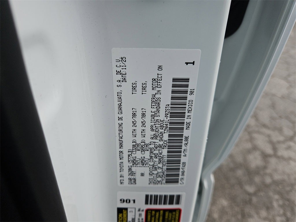 2026 Toyota Tacoma SR