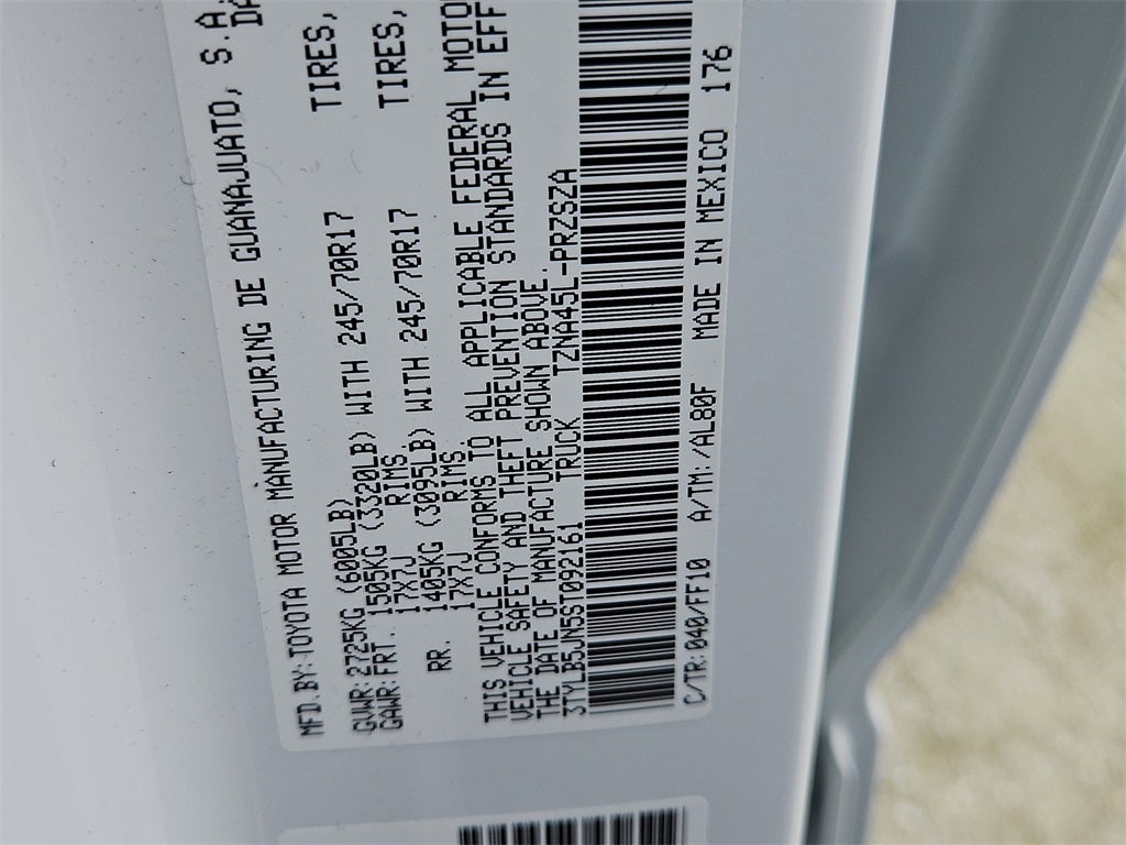 2025 Toyota Tacoma SR5