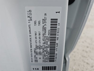 2026 Toyota Tacoma SR