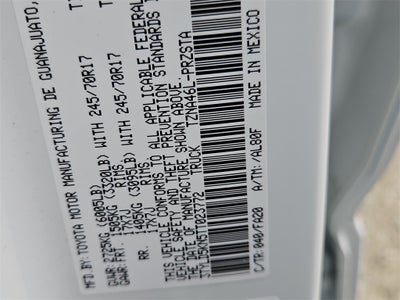 2026 Toyota Tacoma SR