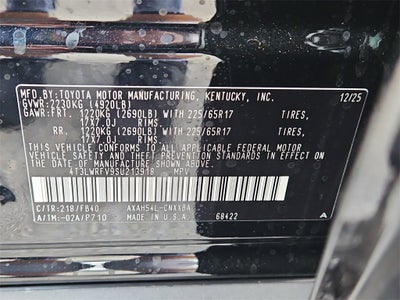 2025 Toyota RAV4 Hybrid Hybrid LE