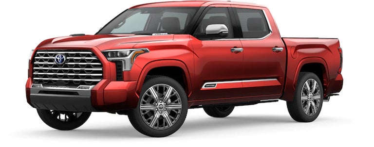 2022 Toyota Tundra Capstone in Supersonic Red | Bev Smith Toyota in Fort Pierce FL
