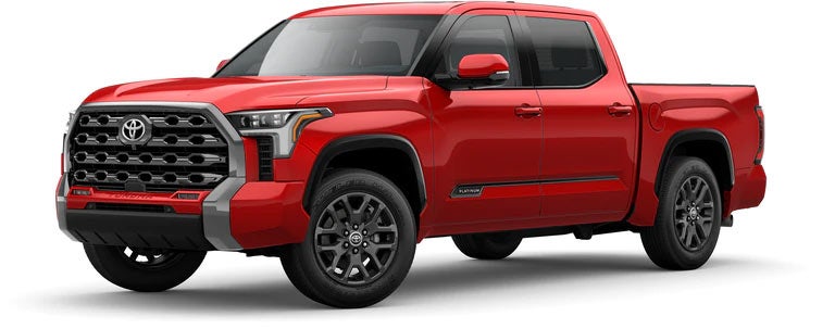 2022 Toyota Tundra in Platinum Supersonic Red | Bev Smith Toyota in Fort Pierce FL