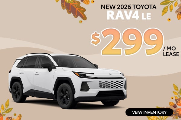 2026 Toyota RAV4 LE