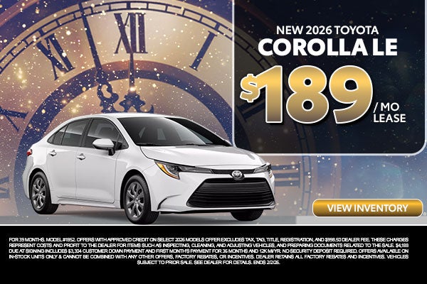 2026 Toyota Corolla LE
