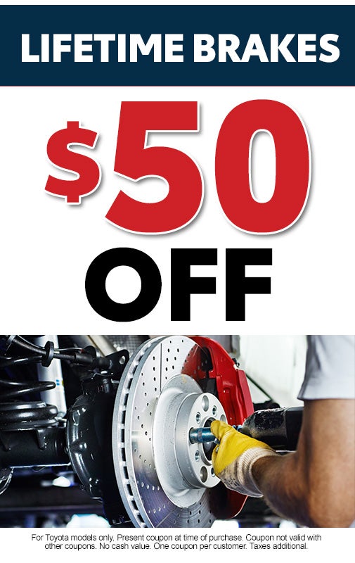 LIFETIME BRAKES $50 OFF