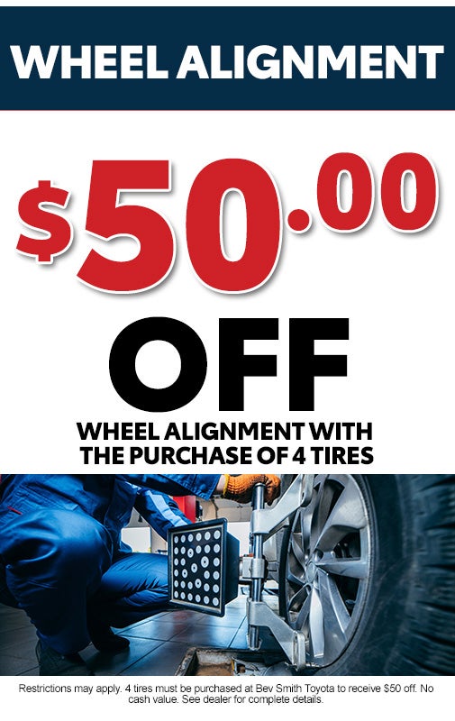 WHEEL ALIGNMENT SPECIAL $50 OFF